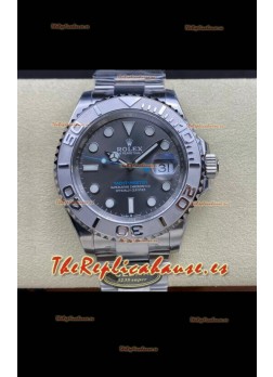 Rolex Yachtmaster 40mm Dial Acero - Reloj Réplica Espejo 1:1 en Caja de Acero 904L