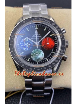 Omega Speedmaster Moon to Mars Edition Chronograph 42MM Dial Negro Reloj Réplica a Espejo 1:1