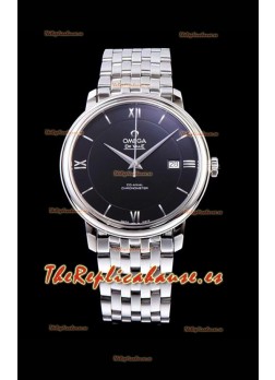 Omega De Ville Prestige Co-Axial 36.8MM Dial color Negro Reloj Réplica Suizo a Espejo 1:1
