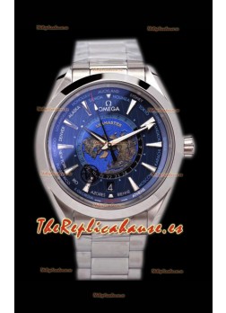Omega Seamaster Aqua Terra 150M GMT Worldtime Reloj Réplica Suizo