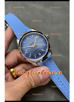Omega Seamaster Aquaterra 150M Dial Azul Summer Reloj Réplica a Espejo 1:1