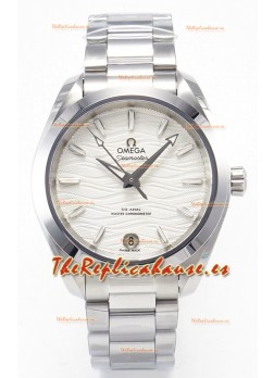 Omega Super Clone Seamaster Aquaterra 150M 34MM Reloj Réplica Suizo en Dial Blanco