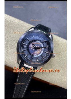 Omega Seamaster Aqua Terra 150M Worldtime Correa de Goma Reloj Réplica Suizo