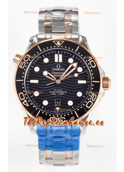 Omega Seamaster Super Clone 300M Master Chronometer Reloj Suizo Azul 2 Tonos