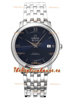 Omega De Ville Co-Axial Chronometer 36.8MM Reloj Réplica Suizo in Dial Azul Oscuro 