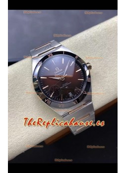 Omega Super Clone Co-Axial Constellation Stainless Dial Marrón Reloj Réplica