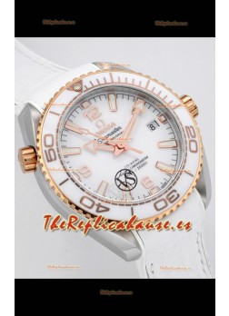 Omega Seamaster Planet Ocean Swiss Watch 39MM - Réplica Espejo 1:1 Correa Piel