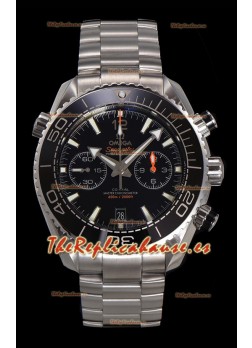 Omega Super Clone Planet Ocean 600M Cronógrafo Acero 904L Reloj Réplica
