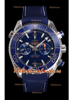 Omega Super Clone Planet Ocean 600M Cronógrafo Acero 904L Reloj Réplica