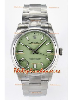 Rolex Oyster Perpetual Super Clone REF#126000 36MM Dial Pistacho Réplica Suiza