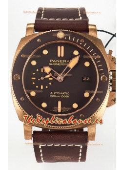 Panerai Super Clone Submersible PAM968 Bronzo Reloj Movimiento Suizo P9010