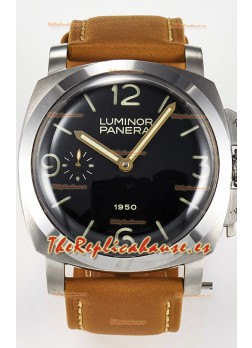 Panerai Super Clone Luminor 1950 PAM127 Acero 904L Edition Reloj Réplica Suizo