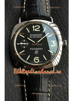 Panerai Super Clone Radiomir Black Seal PAM380 Reloj Réplica Suizo- 45MM Dial Negro 