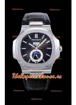 Patek Philippe Nautilus 5726A Dial Negro Reloj Réplica 1:1 Versión 2022 Actualizada