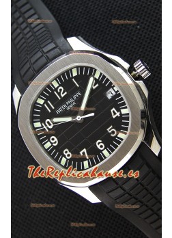 Patek Philippe Aquanaut 5167A-001 Reloj Réplica Suizo Dial Negro - Edición a Espejo 1:1