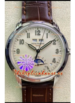 Patek Philippe Grand Complications 5320G-001 Reloj Réplica a Espejo 1:1 Dial Milky Blanco 