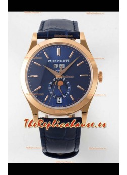 Patek Philippe Annual Calendar 5396R Complications Reloj Réplica Suizo Dial Azul