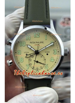 Patek Philippe Complications 5524R Calatrava Reloj Oro Rosado Dial Marrón