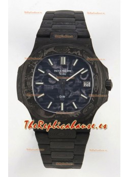 Patek Philippe Nautilus 5711 DiW Dial Carbono Azul Reloj Réplica Suizo a Espejo 1:1