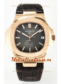 Patek Philippe Super Clone Nautilus 5711R-001 904L Dial Oro Rosado  Marrón 