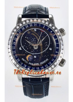 Patek Philippe 6104 Grand Complications Reloj Superclone in Acero Inoxidable - Bisel Diamantes