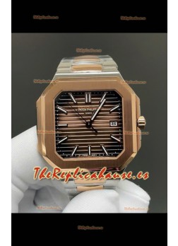 Patek Philippe Cubitus 5821 Caja Dos Tonos Dial Marrón Reloj Réplica Suizo 