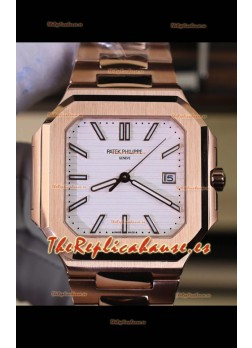 Patek Philippe Cubitus 5821 Dial Oro Rosado  Blanco Reloj Réplica Suizo