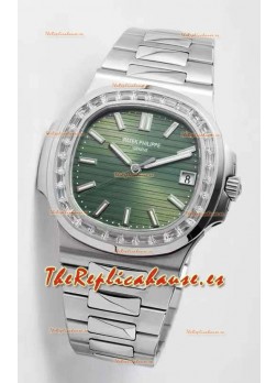 Patek Philippe Nautilus 5711/1A-014 Reloj Réplica Suizo a espejo 1:1 Dial Verde Acero 904L