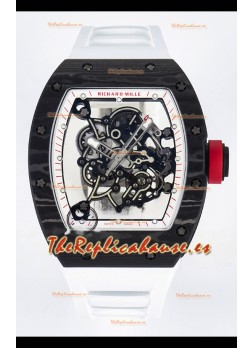 Richard Mille RM055 Negro NTPT Reloj con Movimiento Auténtico Vaucher Réplica Super