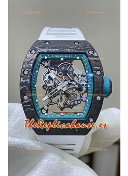 Richard Mille RM055 Negro NTPT Reloj con Movimiento Auténtico Vaucher Réplica Super