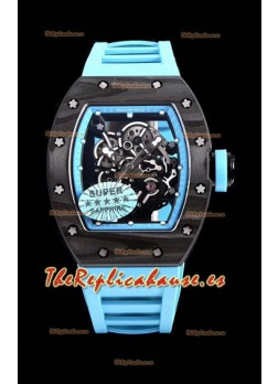 Richard Mille RM055 Blue Legend Caja en Carbono Reloj Réplica Suizo