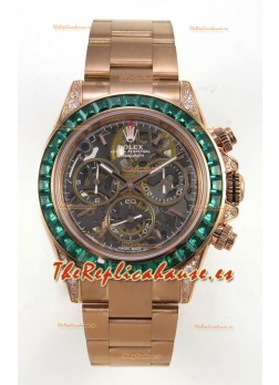 Reloj Rolex Daytona Super Clone Edición "Artisans De Genève - Glacier" Oro Rosado