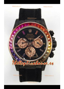 Rolex Daytona Edición DiW Carbono - Caja Carbono Forjado Réplica Espejo 1:1
