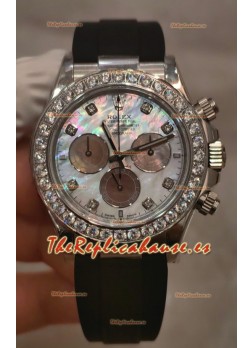 Reloj Rolex Daytona Super Clone Caja Acero Movimiento Cal.4131 Bisel de Zafiro Personalizado