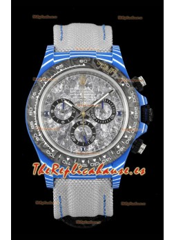 Reloj Rolex Daytona DiW Edición Piece Unique Dial Azul - Caja Ligera de Carbono Forjado