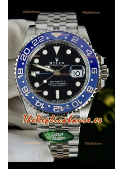 Reloj Rolex GMT Masters Super Clone Custom Bisel de Cerámica Dial Negro