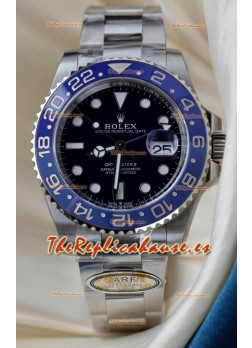 Reloj Rolex GMT Masters Super Clone Custom Bisel de Cerámica Dial Negro