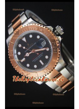 Rolex Yachtmaster REF#116623 Movimiento Cal.3135 Dos Tonos Último Reloj de Acero 904L