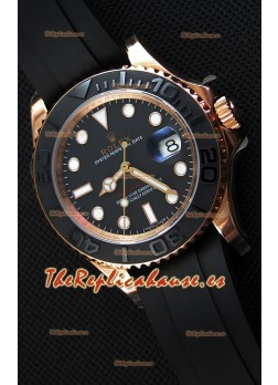 Rolex Yachtmaster 116655 Reloj de Acero 904L a Espejo 1:1 Movimiento Suizo Cal.3135 Everose 40MM