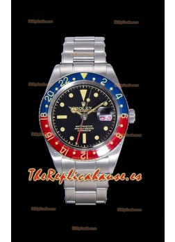 Rolex GMT Master 1675 PEPSI Vintage Edition Reloj Réplica Suizo
