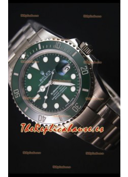 Rolex Submariner HULK Reloj Réplica Japonés - Bisel Cerámica Dial/Bisel en Verde