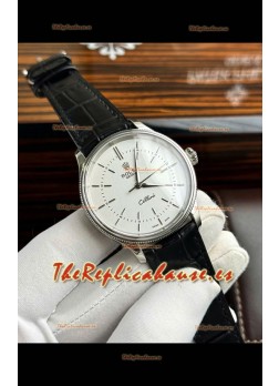 Rolex Cellini Date Ref#50505 Reloj Replica Espejo 1:1 Acero 904L Dial Blanco