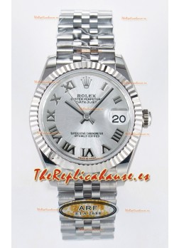 Rolex Super Clone Datejust ETA 2688 Movement 31MM Reloj Acero Inoxidable y Dial Romanos