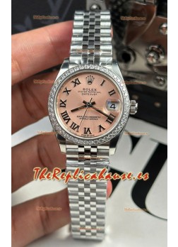Rolex Super Clone Datejust ETA 2688 Movement 31MM Reloj Caja Acero Inoxidable Dial Champange