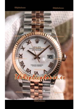 Rolex Datejust 126231 36MM Cal.3135 Reloj Réplica Suizo a Espejo 1:1 en Caja de Acero 904L 