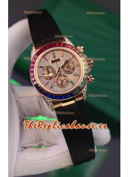 Rolex Daytona Super Clone 116595RBOW Oro Rosado Espejo 1:1 Movimiento Cal.4131 Reloj Réplica