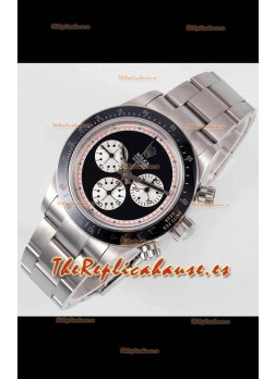 Rolex Daytona Super Clone BLAKEN Paul Newman Dial Negro Reloj Réplica Suizo - Movimiento 4130