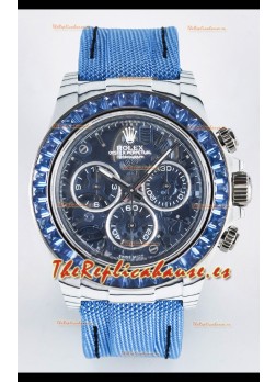 Rolex Daytona Super Clone Edición "Artisans De Genève - Arolla Glacier" Reloj Fibra de Carbono