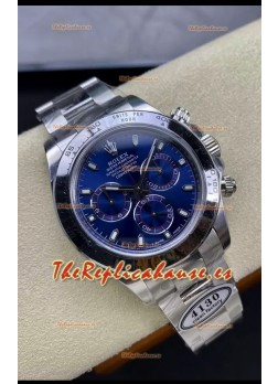 Rolex Cosmograph Daytona M116509 Movimiento Original Cal.4130 - Reloj Acero 904L en Dial Azul