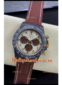 Rolex Daytona DiW Reloj Edición Desierto Eagler Arábico - Caja Carbono Forjado Réplica Espejo 1:1